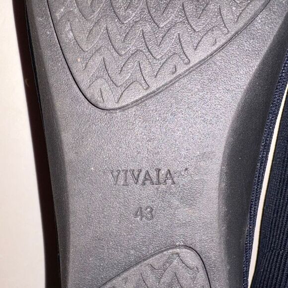 Vivaia Square-Toe V-Cut Flats (Margot 2.0) Navy Blue Size 43 US 11 $129.00 - Picture 14 of 14